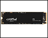 Disque dur SSD Crucial P3  M.2 PCIe 3.0 NVMe 2 To lecture/criture jusqu' 3500/3000 Mo/s